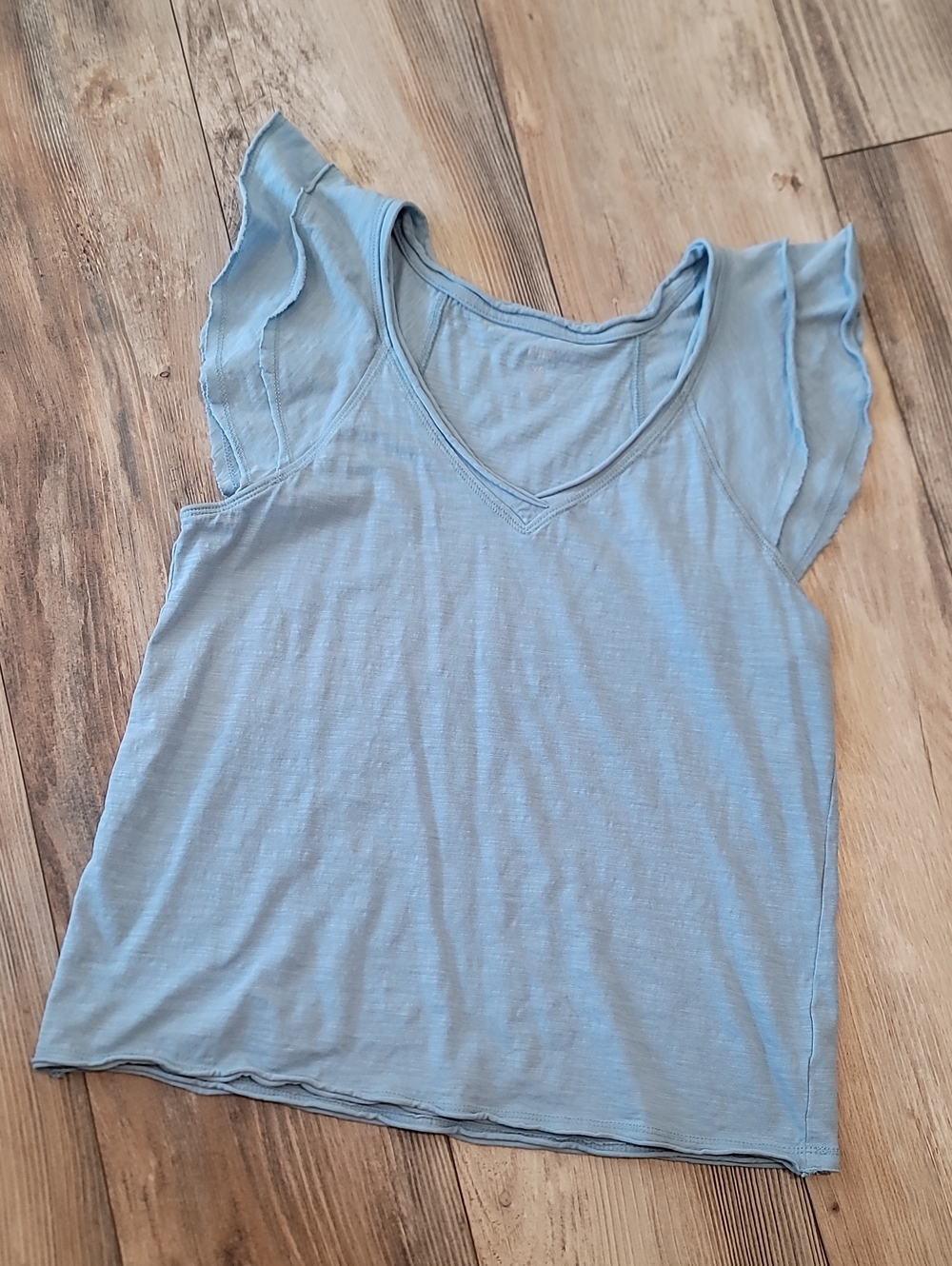 Cute Ruffle Sleeve Top